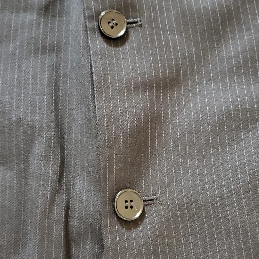 PIERRE CARDIN MENS PINSTRIPE SUIT JACKET